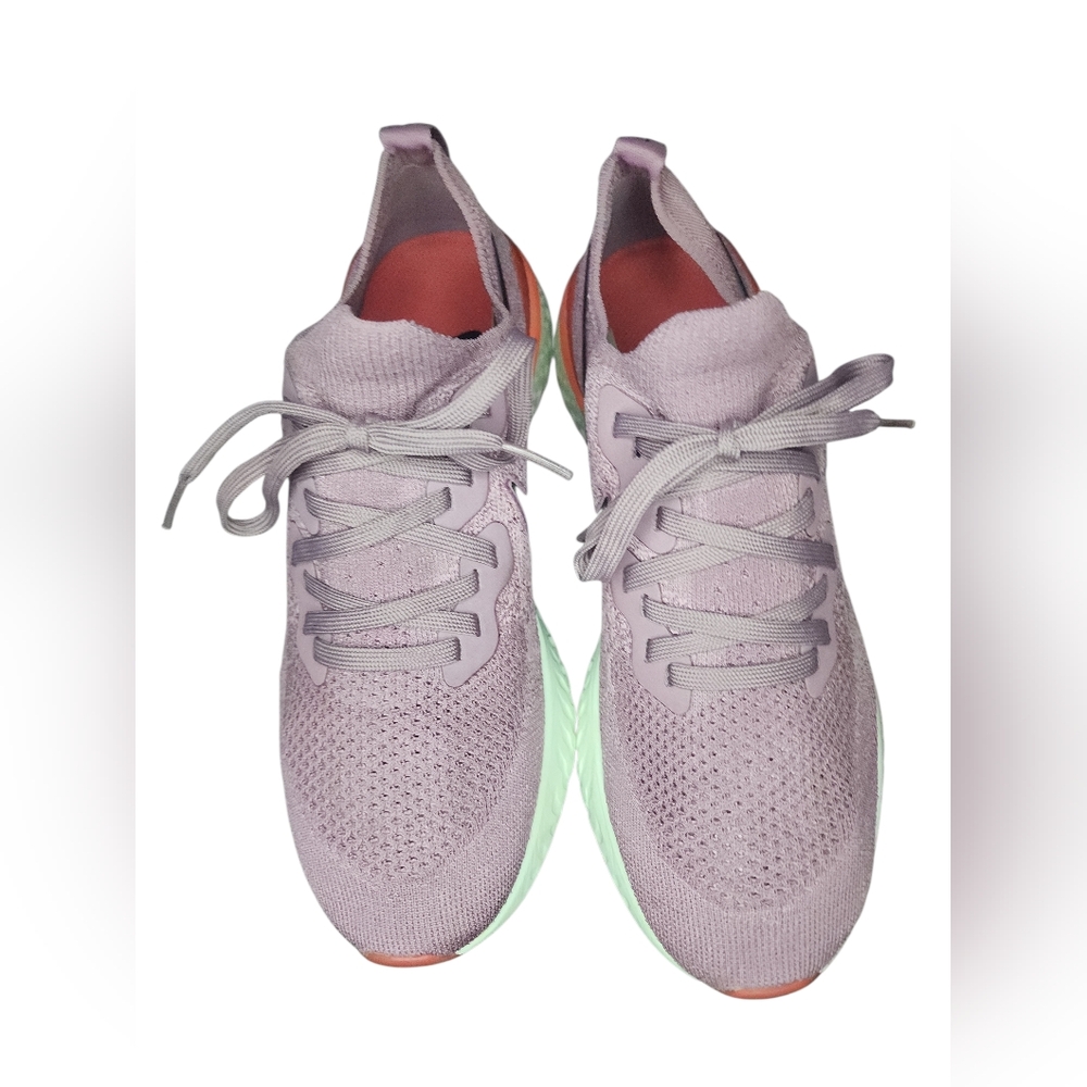 Nike Epic React Flyknit 2 'Plum Dust', Womens 9 - Picture 5 of 9